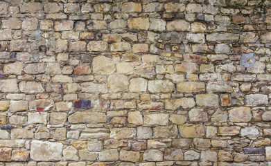 texture of stone wall outdoors