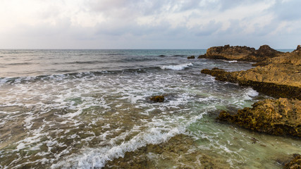Fototapeta na wymiar The sea and the rocks