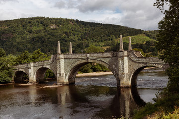 Fototapeta premium Old road bridge inAberfeldy