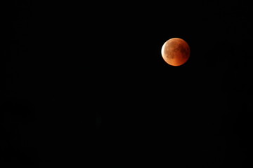 Der Blutmond über Kiel 