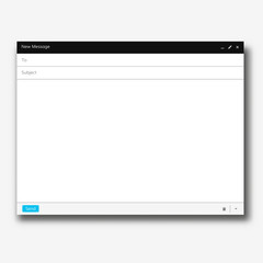 email message template mail form