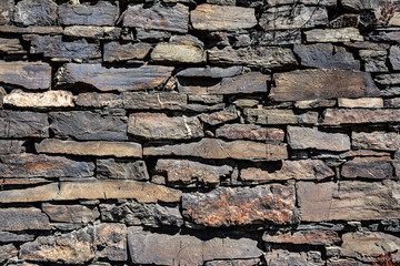 Schiefer Steine Wand Winzer