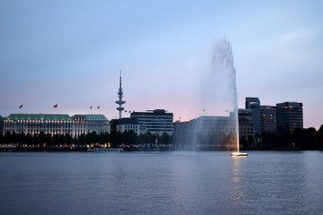 Obraz premium The sky over hamburg