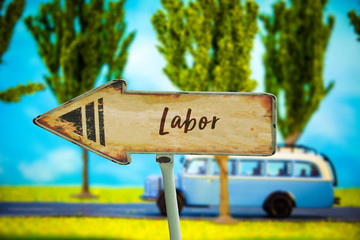 Schild 321 - Labor