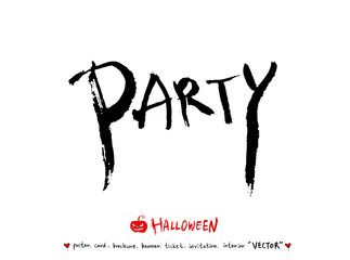 할로윈 포스터 / 손으로 그린 할로윈 그림