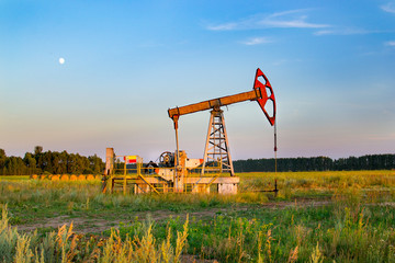 Oil pump. Oil industry equipment.