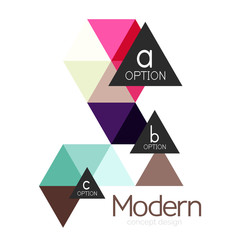 Triangle shape design abstract business logo icon design. Company logotype branding emblem idea