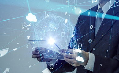 IoT (Internet of Things) concept.