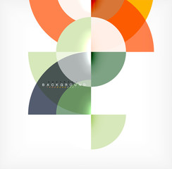 Obraz premium Modern circle abstract background