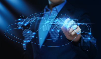Global World Communication Connection Business Network Internet Techology Concept