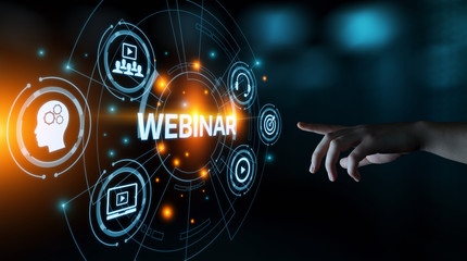 Webinar E-learning Training Business Internet Technology Concept