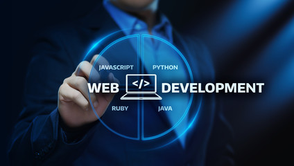 Web Development Coding Programming Internet Technology Business concept