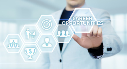 Career Opportunities Motivation Business Success Corporate Concept