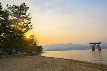 広島 宮島の風景