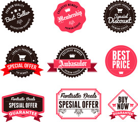 Obraz premium Clasic Retro Badges and Logo
