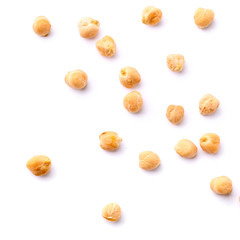 top view of chickpeas