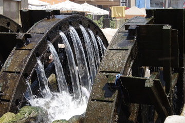 Water wheels in Faiyum