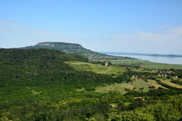 Fototapeta na wymiar Blick von der Burg Szigliget