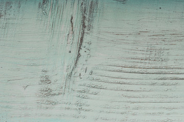 Painted wooden planks