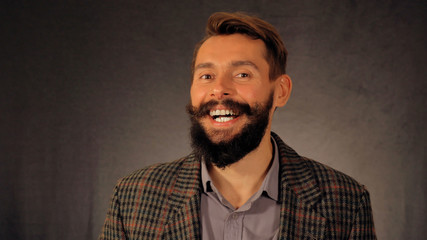 portrait bearded male