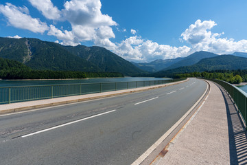 Sylvensteinsee Brücke