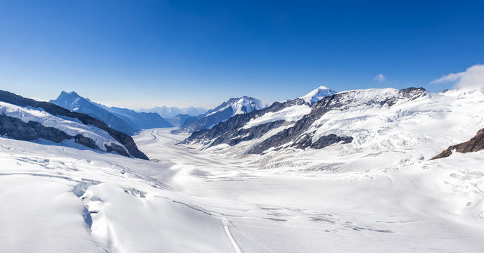 Swiss Alps Mountains - Glacier Switzerland