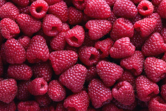 Full Frame Shot Of Raspberries.