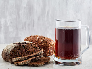 Glass of kvass