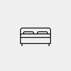 Bed Icon Vector