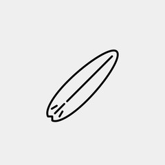 Surfing board Icon Vector