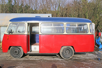 Naklejka na ściany i meble Vintage bus