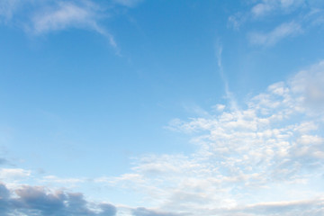 light blue sky with cloud