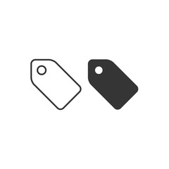 Tag vector icon