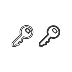 Key vector icon