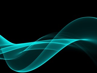     Abstract Soft Color Blue Wave Background 