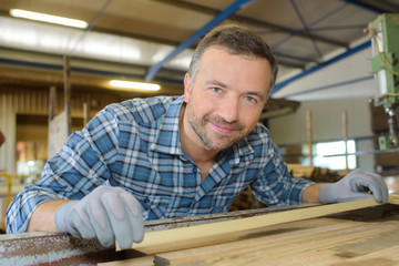 Portrait of male carpenter