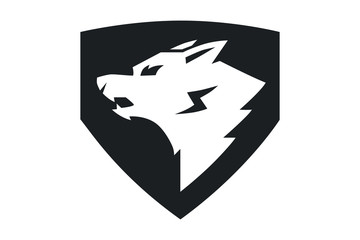 logo Wolf mascot