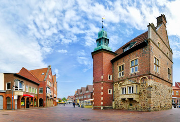 Fototapeta na wymiar Historisches Rathaus Meppen