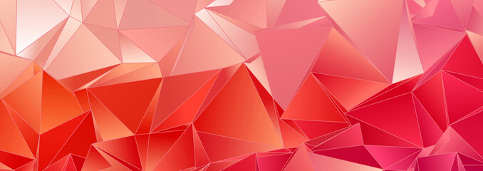 Obraz premium Low-Poly triangular background