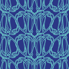 Floral seamless pattern. Flowers roses illustration