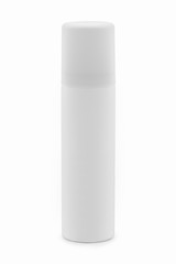 Blank Bottle or Container Isolated on White Background, Studio Shot