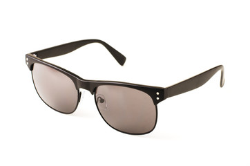 Black sunglasses isolated