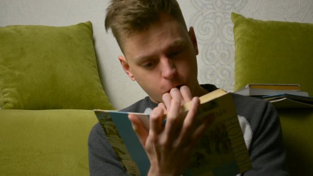 Too excited and intrested while reading teeanger young man