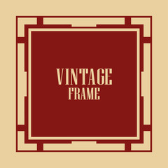 Art Deco Frame