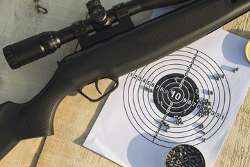 pellets and airgun