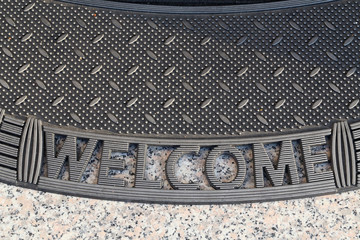 Welcome / Carpet at the entrance of the house