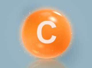 3d render image of Vitamin C
