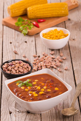 Beef chili. 