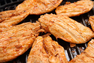 Hähnchenbrustfilet auf dem Grill 5