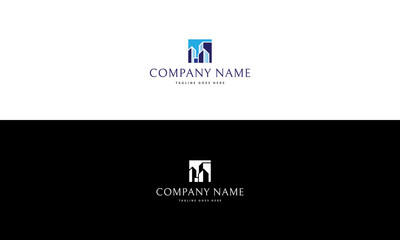 Real estate vector logo image